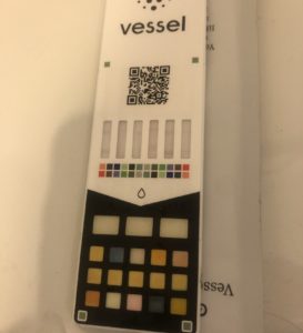 Vessel Health Test Strip