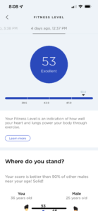 Improving Withings health mate fitness score