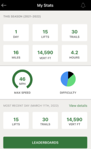 tracked slopes and runs at snow summit