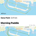 Paddle logger trackers workout