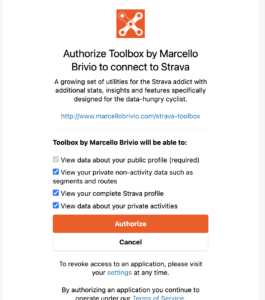 strava api data sharing allow for add on