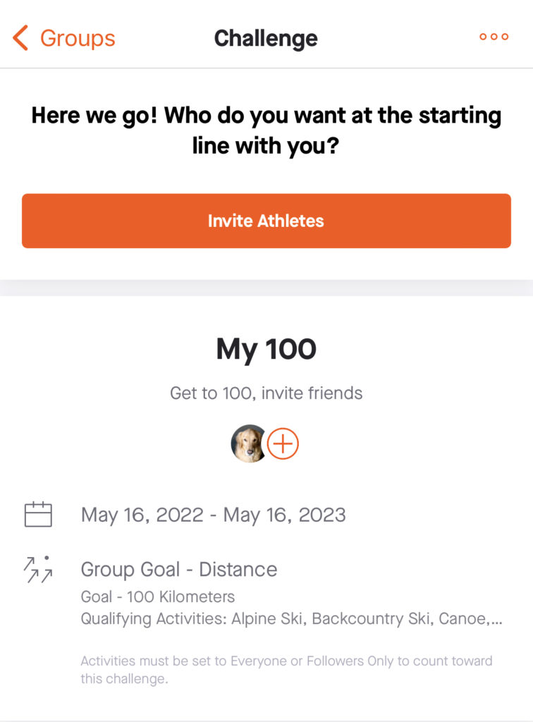 strava challenge add your own friends