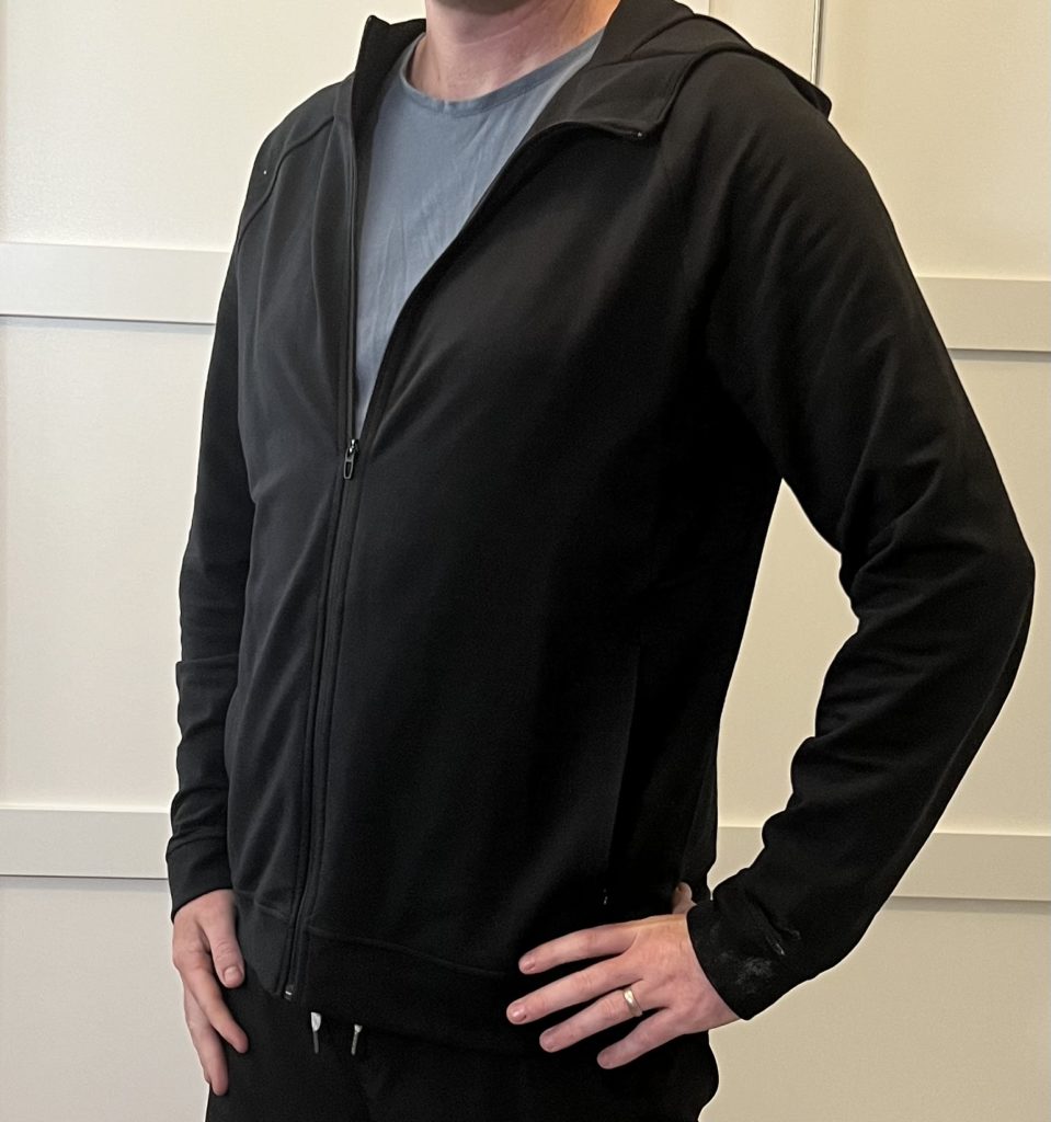 lululemon black city sweat full zip hoodie