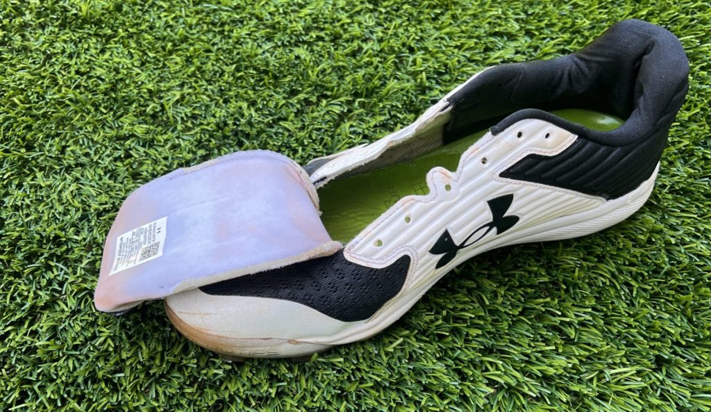 baseball cleats post cleaning
