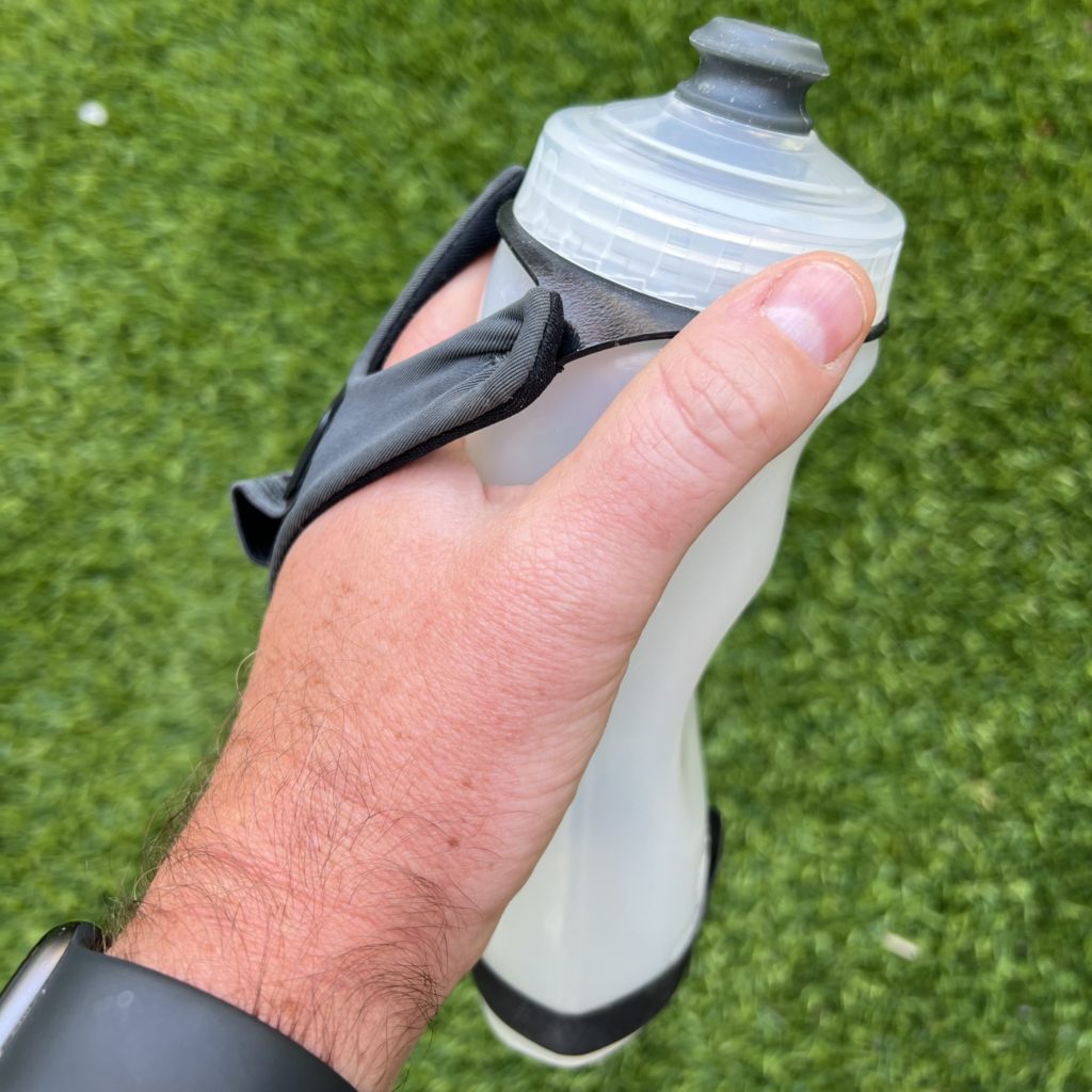 hand held water bottle for running