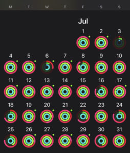 apple watch monthly rings