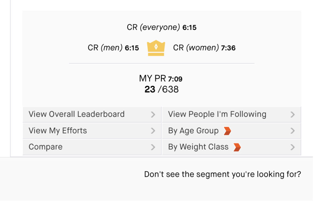 Strava hidden segments