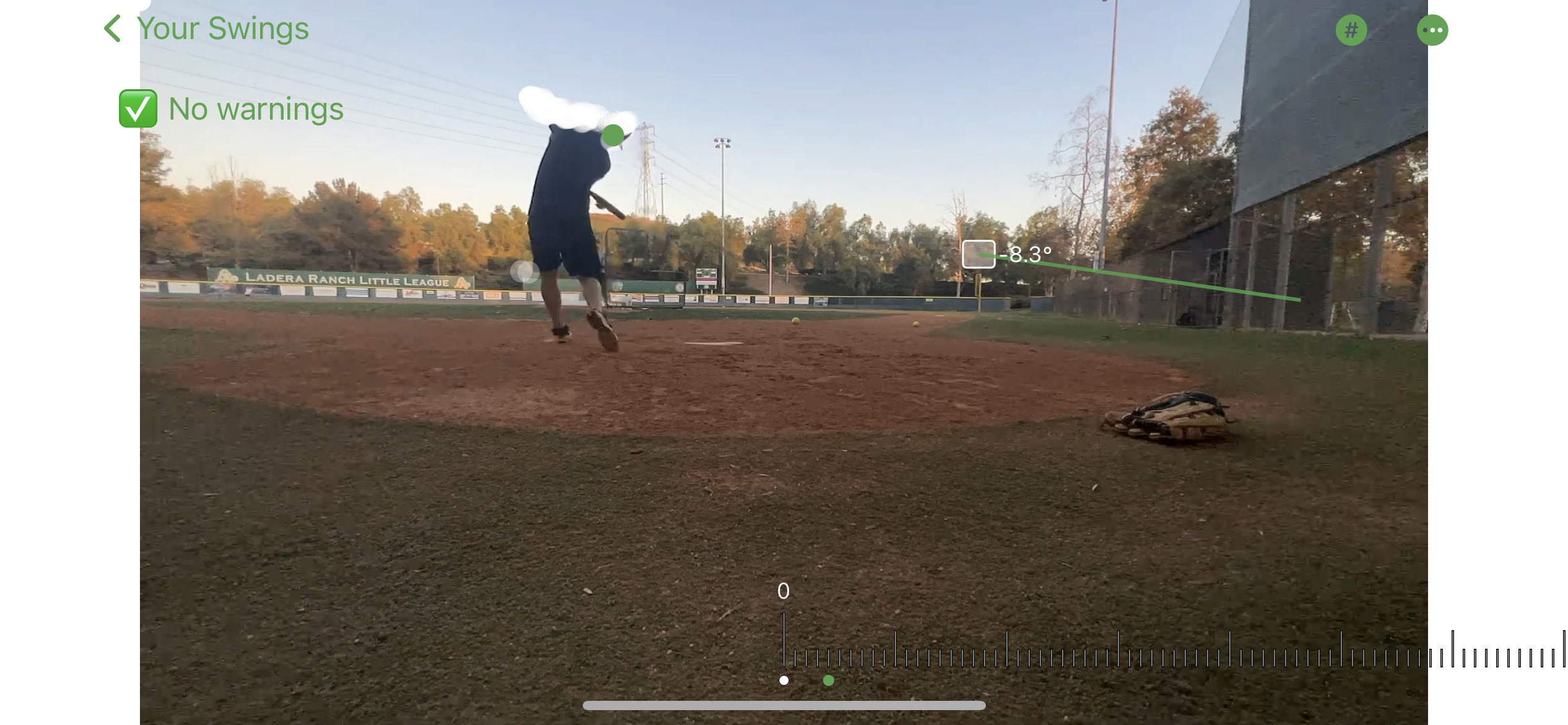 Swing perfect hitting app