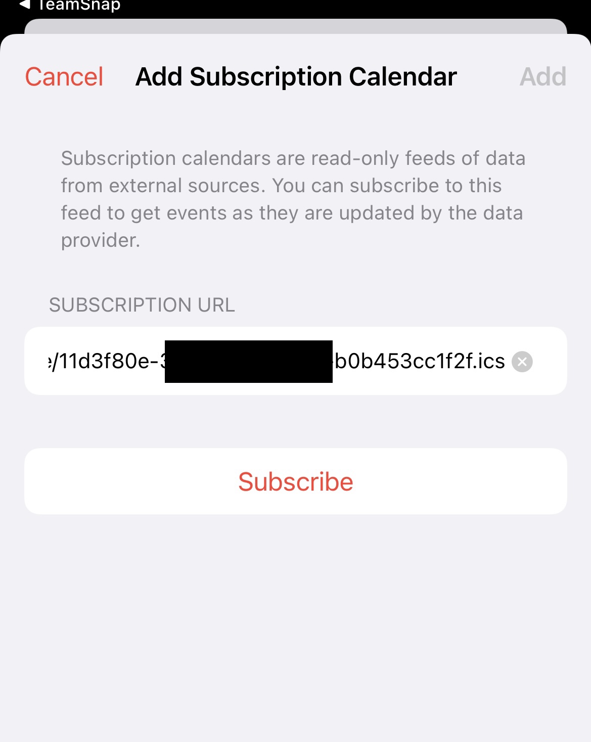 Sync A Team Snap Schedule to Google or Apple Calendar