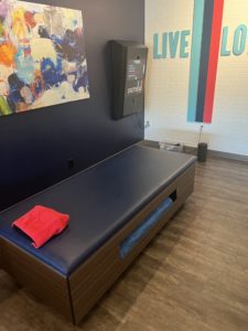 Stretch lab table for stretching 