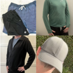 options for dad active wear gear, shorts, hoodie shirts, jackets, and hats