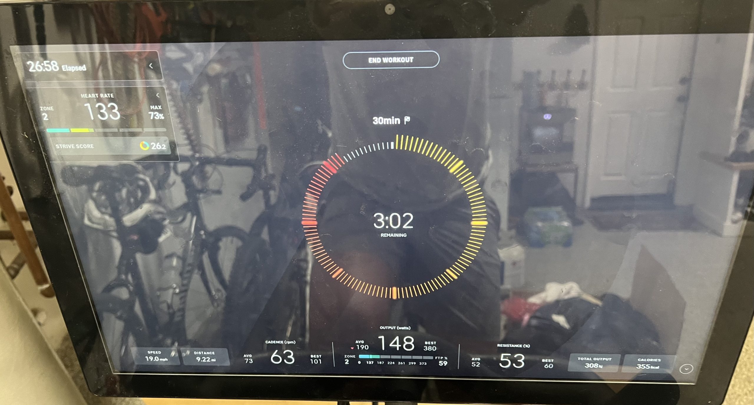 peloton just ride for custom workout