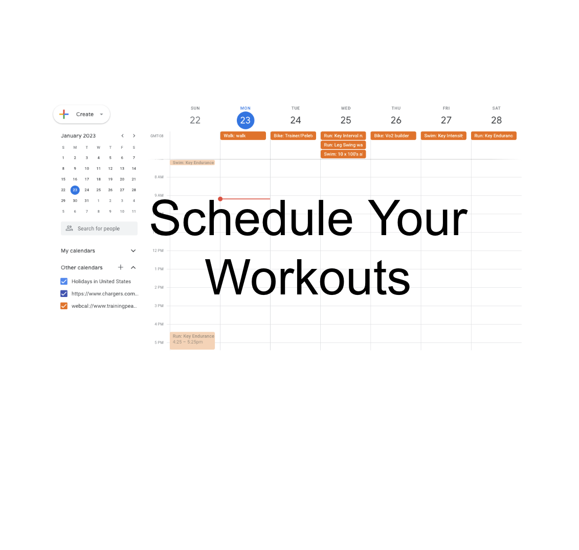 scheduling workouts with training peaks
