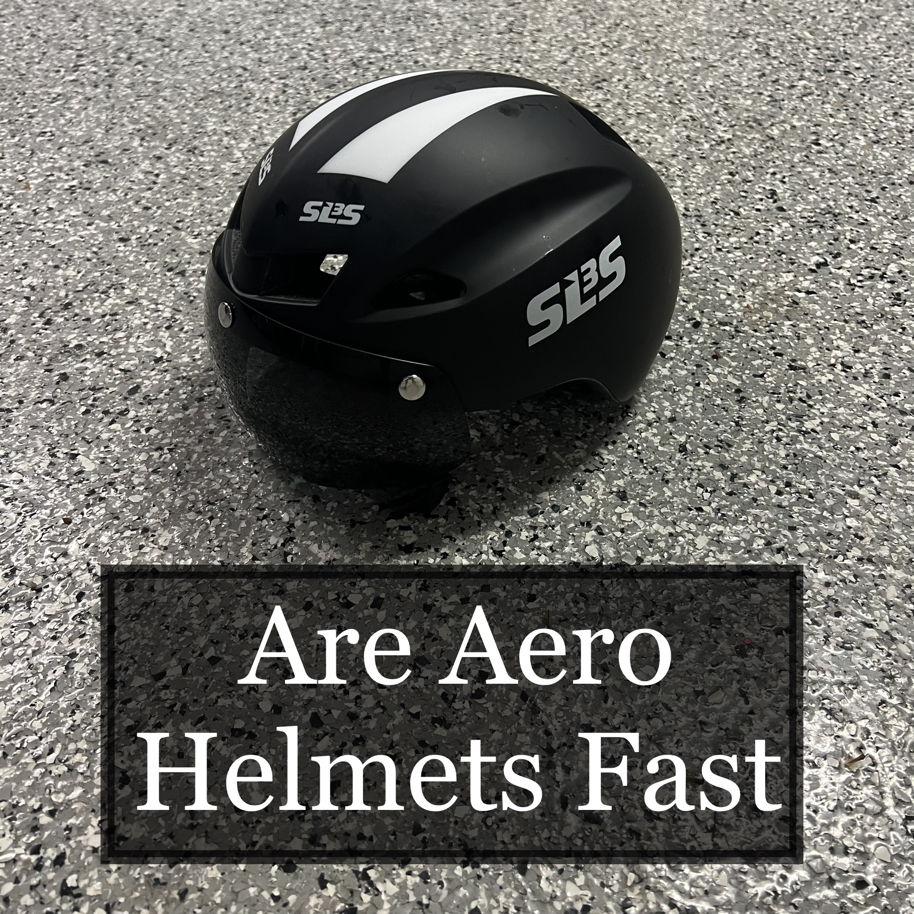 an aero bike helmet