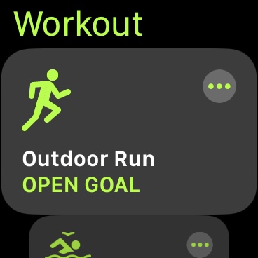 apple watch outdoor run setup