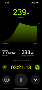 iphone power meter head unit display for outdoor rides
