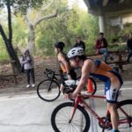 transition dismount in triathlon